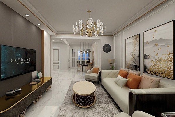 沈陽-碧桂園88平「輕奢風(fēng)格」裝修案例