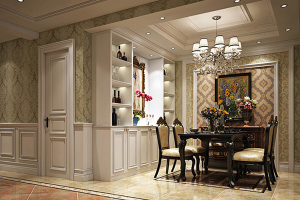 沈陽-陽光100果嶺公館150平「中式風格」實景裝修案例
