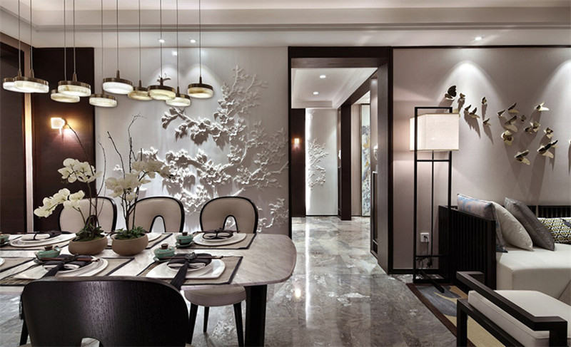 五彩陽光城88平「新中式風格」實景案例(一)