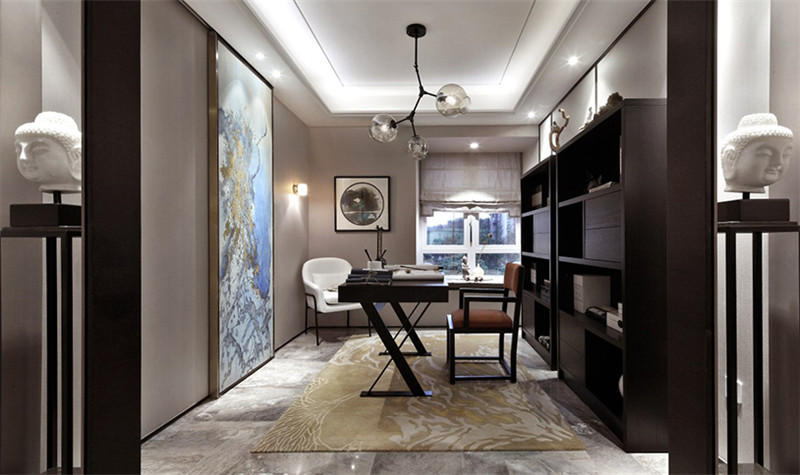 五彩陽光城88平「新中式風格」實景案例(六)