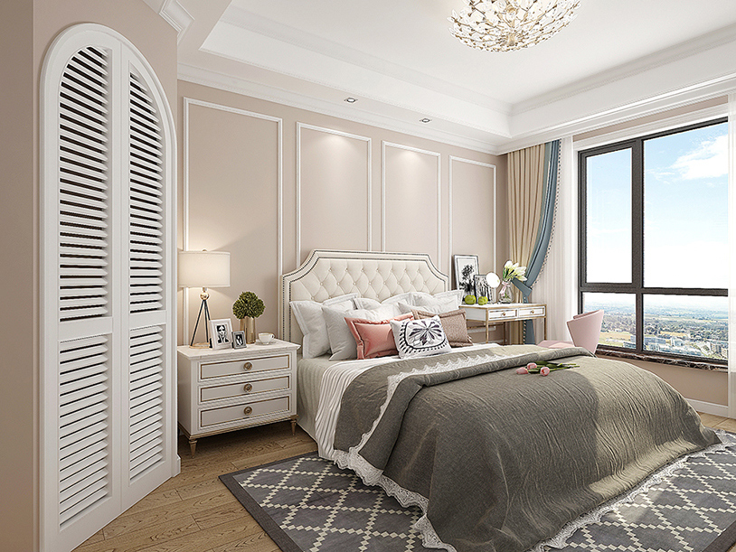 碧桂園130平「美式風(fēng)格」裝修案例圖(五)