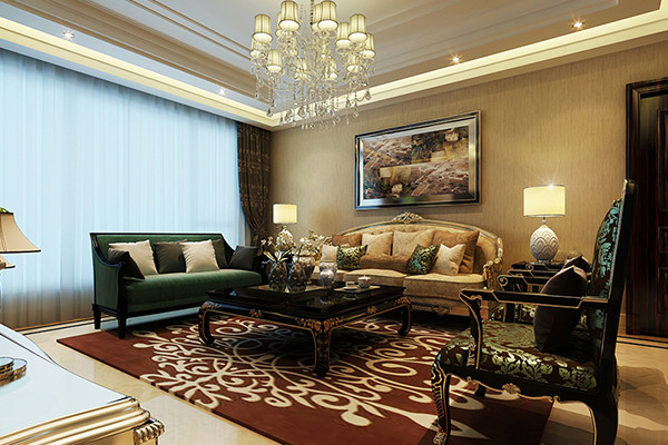 沈陽-金地濱河國際105平米「輕奢風(fēng)格」裝修實(shí)景圖