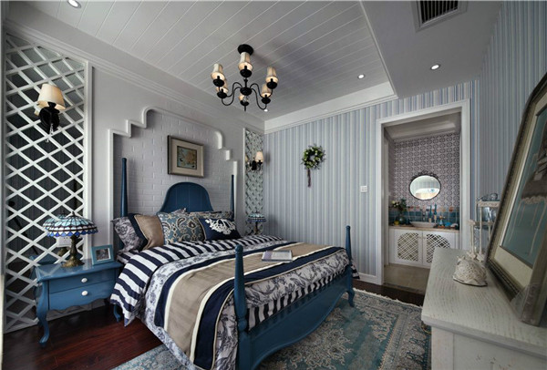 沈陽裝修公司100米兩室「地中海」裝修風格案例圖