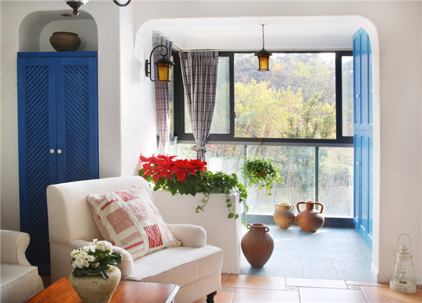 沈陽裝修公司85平米兩室「地中海」裝修風格案例圖