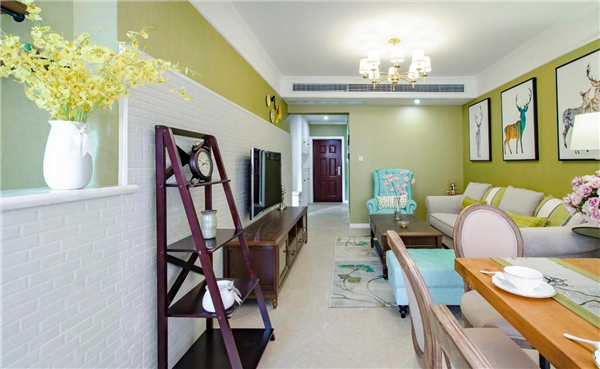 沈陽裝修公司80平「美式風格」裝修案例圖