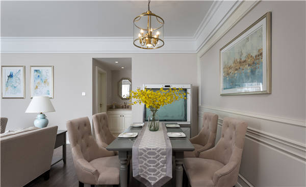 沈陽-萬達(dá)公館110平「美式風(fēng)格」裝修設(shè)計風(fēng)格案例