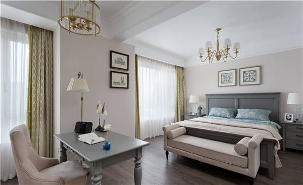 沈陽-萬達(dá)公館110平「美式風(fēng)格」裝修設(shè)計風(fēng)格案例
