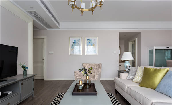 沈陽-萬達(dá)公館110平「美式風(fēng)格」裝修設(shè)計風(fēng)格案例