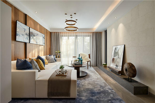 沈陽-尚景新世界156平「輕奢風格」裝修設計案例圖