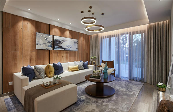 沈陽-尚景新世界156平「輕奢風格」裝修設計案例圖