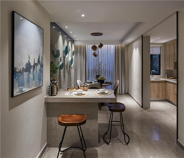 沈陽-尚景新世界156平「輕奢風格」裝修設計案例圖