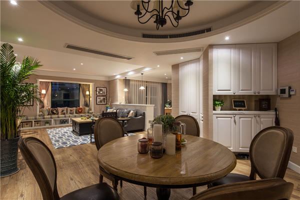 沈陽(yáng)-浦江御景灣124平「混搭風(fēng)格」裝修設(shè)計(jì)風(fēng)格案例