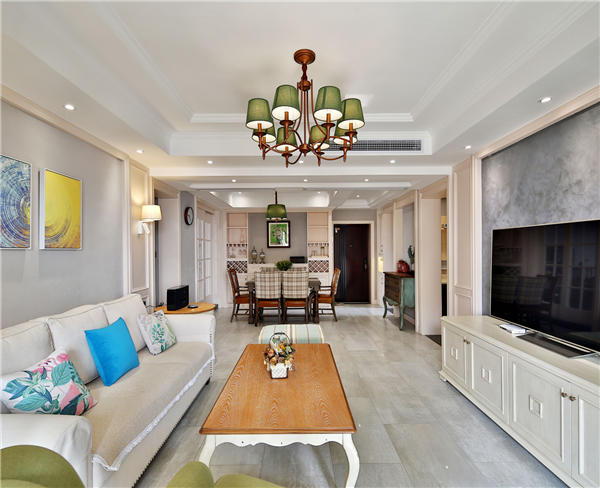 沈陽-依云首府135平「田園風格」裝修設計案例